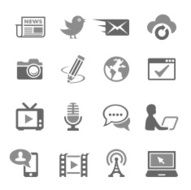 Communication icon set N10