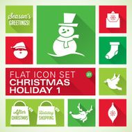 Flat Icons 27 Christmas Holiday 1