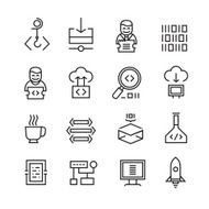 Web Development and Seo Icons