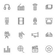 Media icons - Light