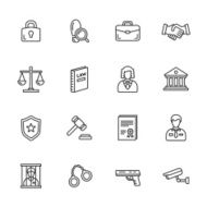 Law icons N4