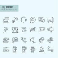 Thin Line Icons set N15