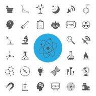 Science vector set Vector illustration