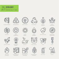Thin Line Icons set N18