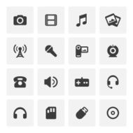 Multimedia Icon Set