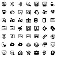 iconset seo black