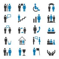 People icons set N8