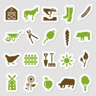 farm stickers