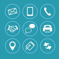 Icons contacts