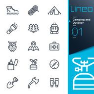 Lineo - Camping and Outdoor outline icons