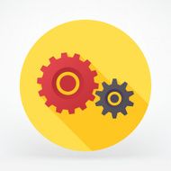 Flat Gears Icon