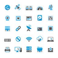 Internet related vector icons set