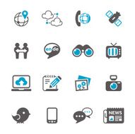 Communication & Wireless Icon Set