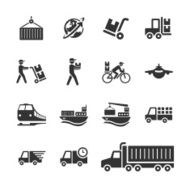 Stock Vector Illustration Logistics &amp; Transportation