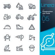 Lineo - Construction and Tools outline icons