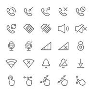 Smartphone icons N6