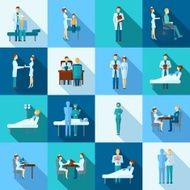 Doctors Icons Set