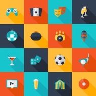 Entertaining Icons Set