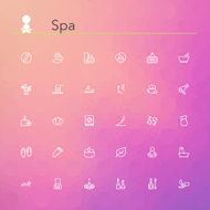 Spa line icons N2