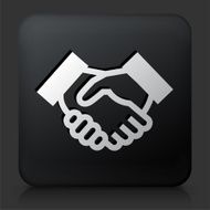 Black square button with Handshake N2