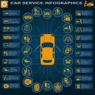 Car service repair Infographics N2
