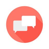 Communication Circle Flat Icon