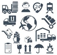 Logistics Related Icons