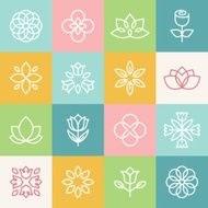 Vector ecology and organic logos