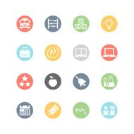 Education Icons Minimal Style N2