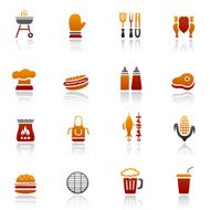 Barbecue Grill Icons