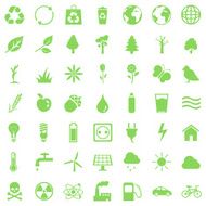Vector Set of Ecologic Icons N3