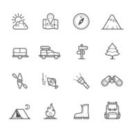 Camping Icons N16