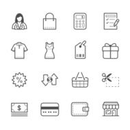 Shopping Icons N42