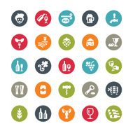 Wine and Beer icons Ringico series