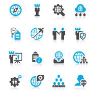 Global Business Icon set N4