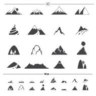 Mountain icons