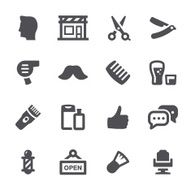 Barber Shop Icons N2