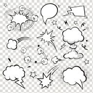 Comic Speech Bubbles illustration