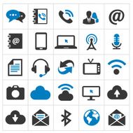 Communication icon set N12