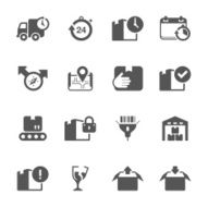Logistics & Shipping Icon Set N3