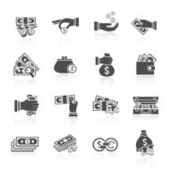 Money icon black