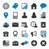 Contact icon set N2