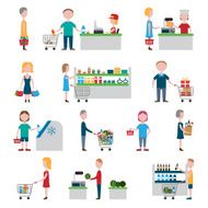 Supermarket People Set N2