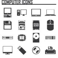 Computer icons set N2