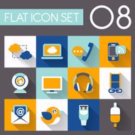 communication and internet icon set N2