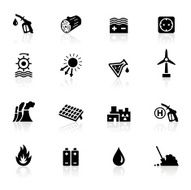 Black Symbols - Energy Sources