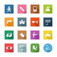 Flat Icons - Arcade Gaming