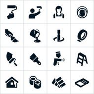 Black Painting Icons
