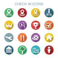 check in long shadow icons N2