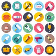 Flat Construction Icons